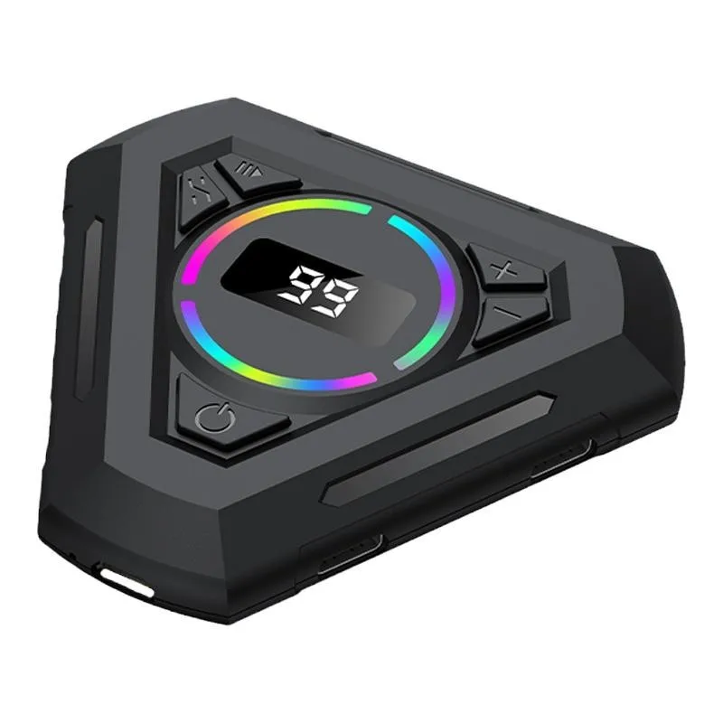 자동 태퍼링 무소음 물리적 클리커, 디지털 디스플레이 및 RGB 조명 화면 클리커(게임, 라이브 방송, 좋아요, 보상용)