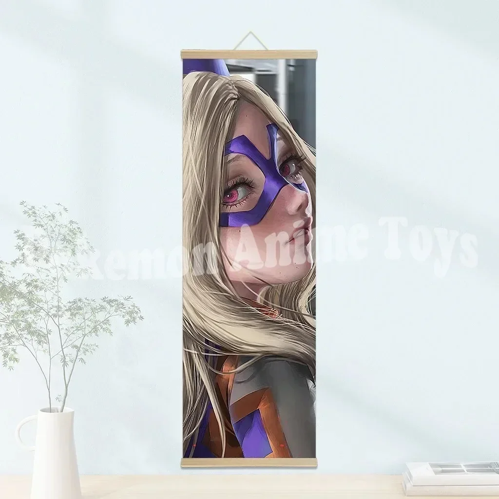 My Hero Academia Retro-Style HD Wall Art Hanging Scroll
