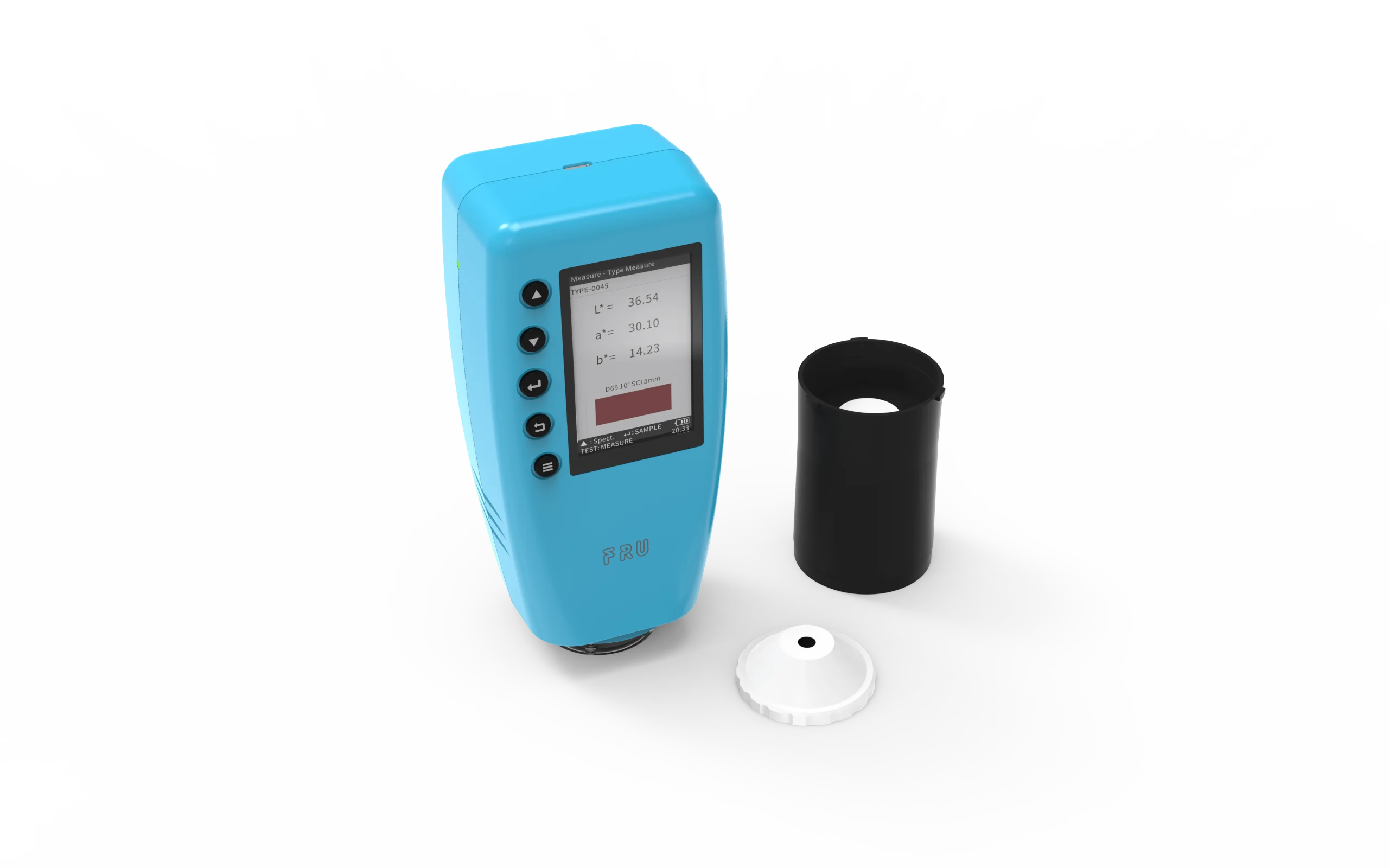 High Quality Portable Accurate Colorimeter WR18 Color MeterSwitchable Caliber wi