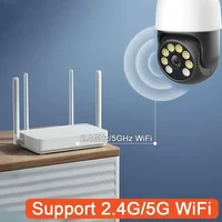 Tuya E27 ampoule 5G WiFi caméra extérieure 2K 5MP PTZ IP caméra de sécurité suivi humain couleur Vision nocturne Surveillance sans fil 2