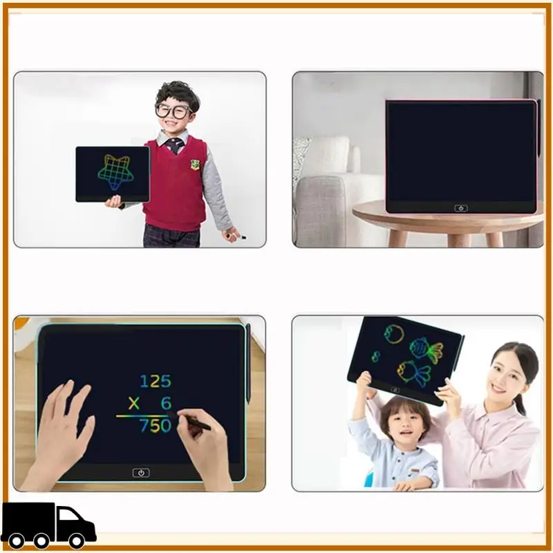 A35M-16 인치 색상 LCD 쓰기 태블릿 전자 그리기 낙서 보드 디지털 다채로운 필기 패드
