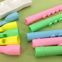 20 Pcs Mini Fun Kids Party Favor Colorful Flute Musical Instrument Toys Birthday Gift Souvenir Piñata Boys Girls Carnival Prizes 2