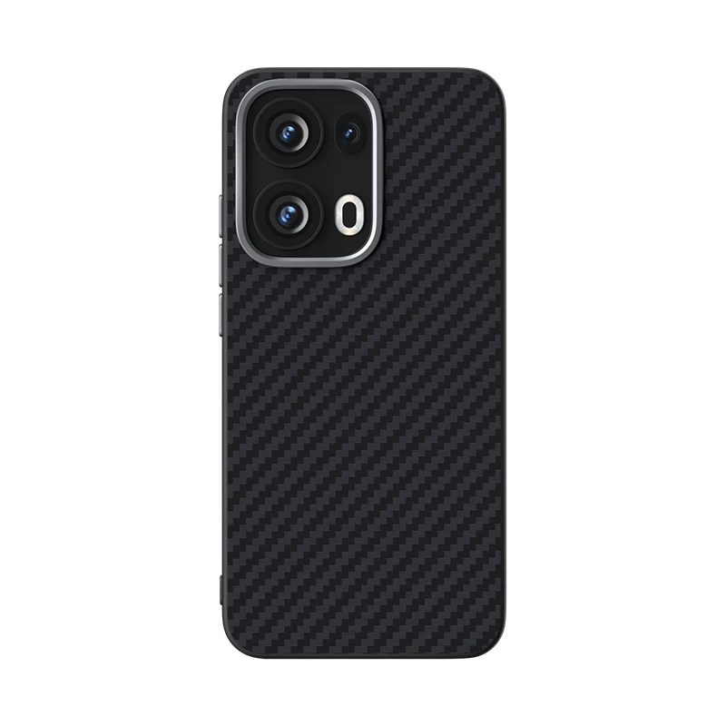 Shockproof Carbon Fiber Pattern Magsafe Back Cover Bumper Case