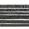 Natural Black Spinel Faceted Round / Cube / Rondelle Beads 2mm,3mm,4mm,1x2mm,2x3mm,Fine Jewelry Making 3