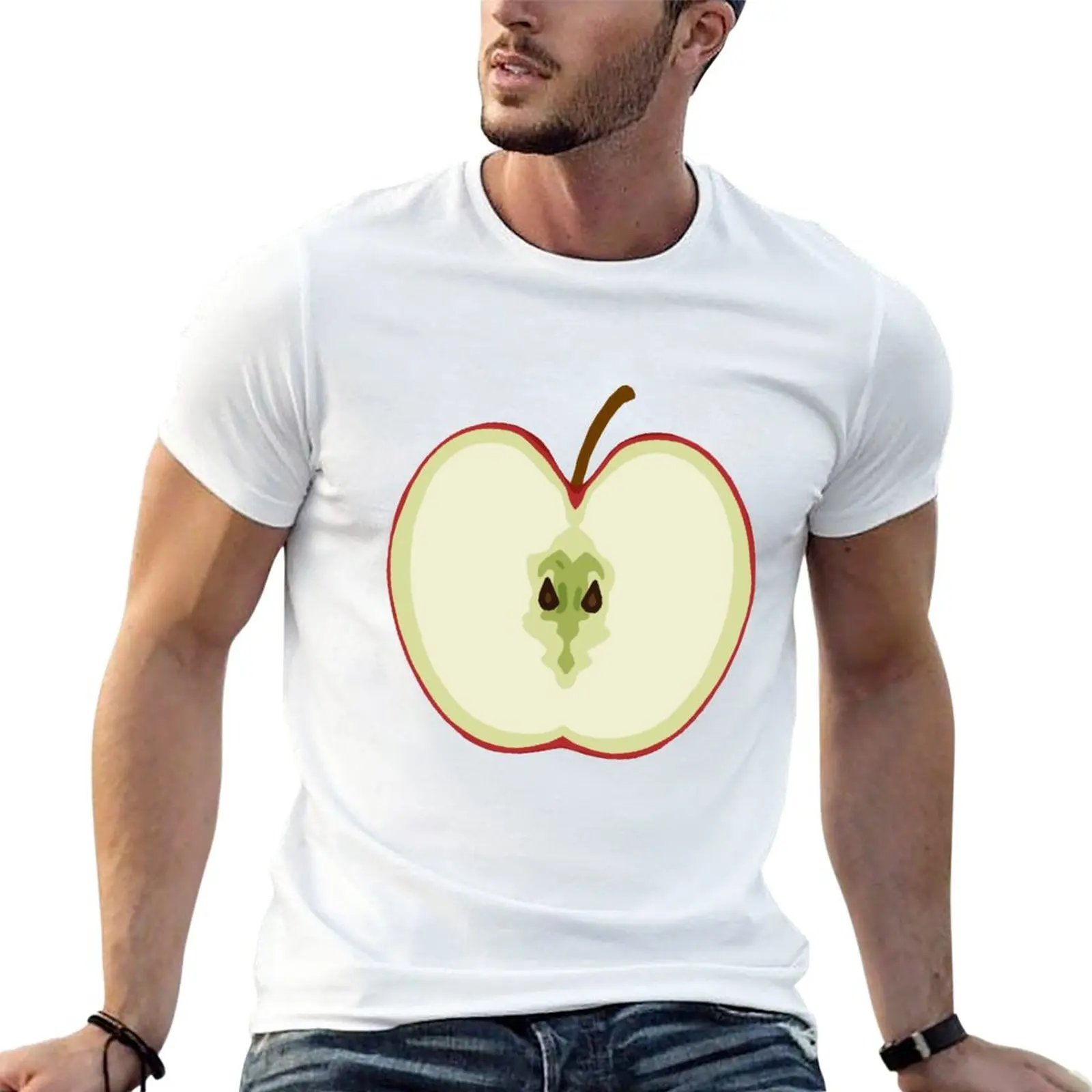 

New Red Apple T-Shirt Short t-shirt korean fashion custom t shirts mens big and tall t shirts