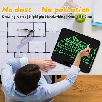 18'' Rechargeable LCD Writing Tablet Electronic Drawing Board Doddle Board Educational Graphics Digital Tablets For Kids Gifts