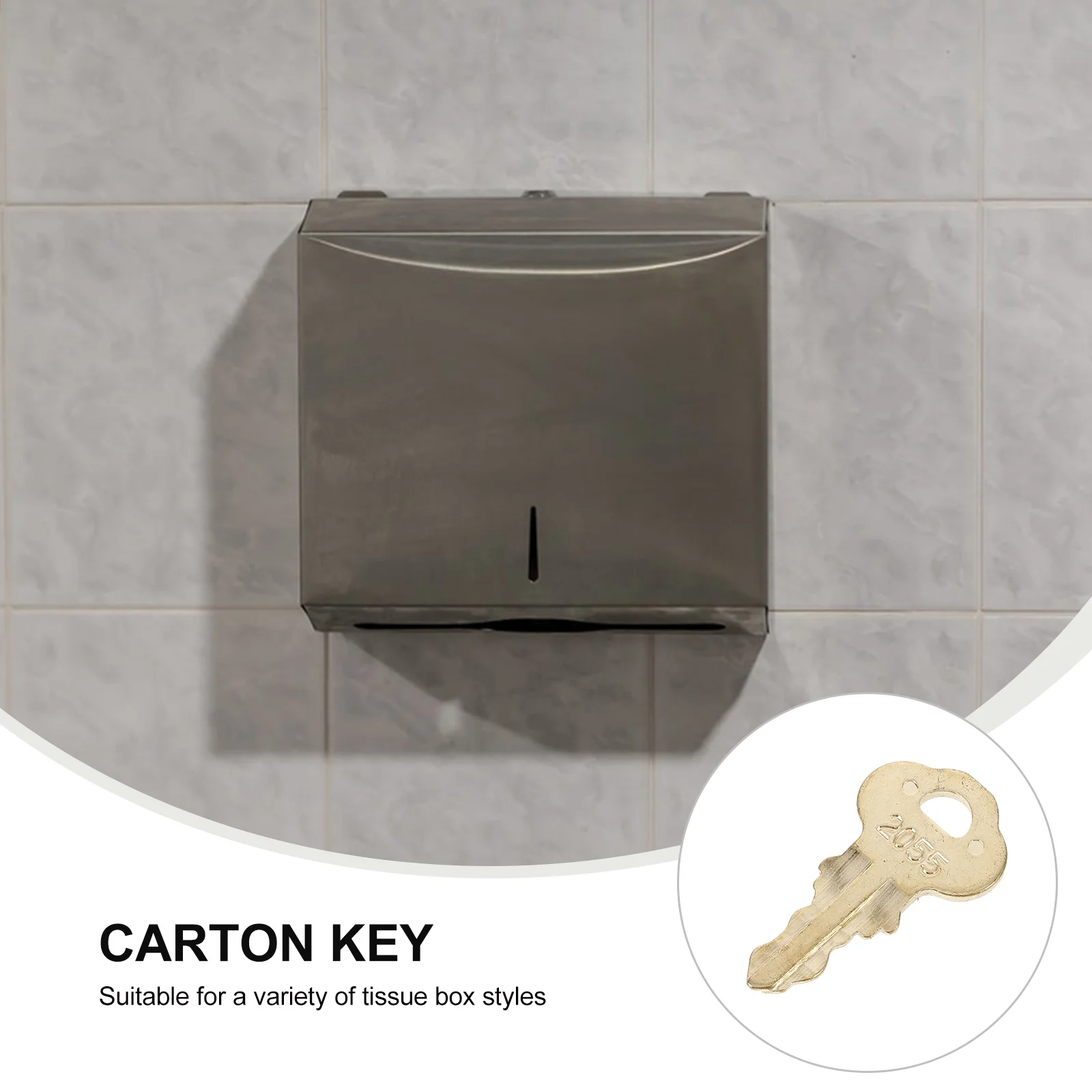 2 Pcs Automatic Vending Machine Keys Paper Towel Dispenser Key Replacement Commercial Dispenser Keys Bathroom Fixture Paper
