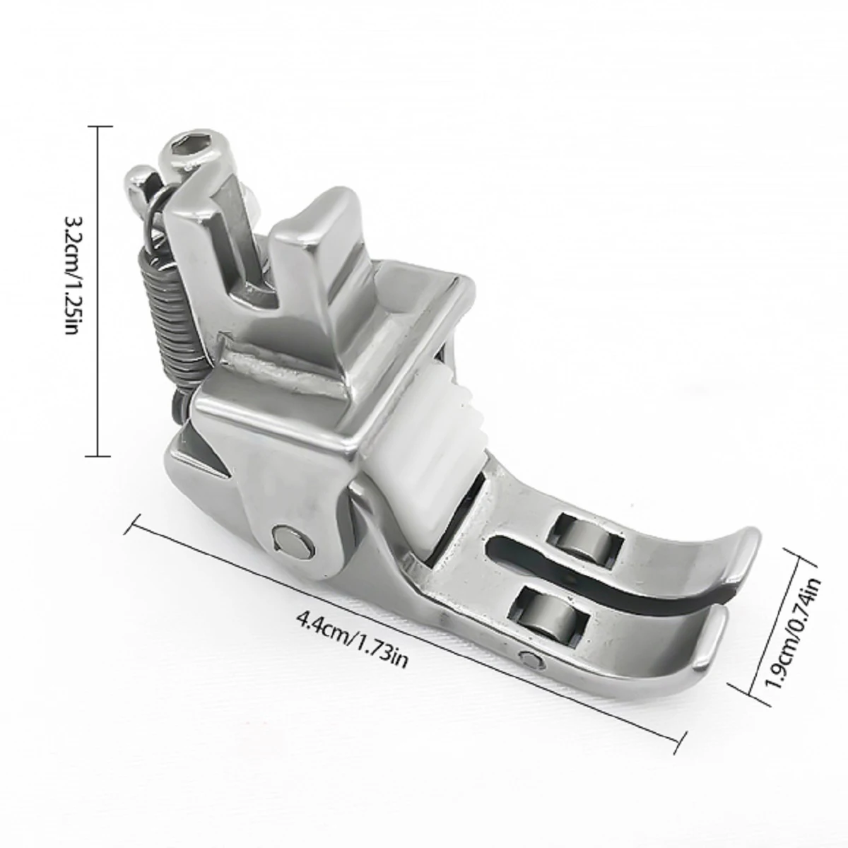 Single Roller Foot Presser for Thick Materials and Leather Crafting