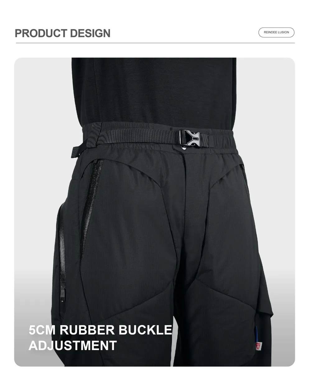 Reindee Lusion 24aw Versatile functional primaloft multiform pants hexagonal structure design integrated waistband techwear