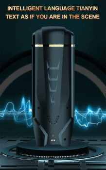 Automatic Male Masturbator Telescopic Heating Masturbator Cup Interactive Voice Real Vagina Pussy Masturbator Sex Toys For Men 4