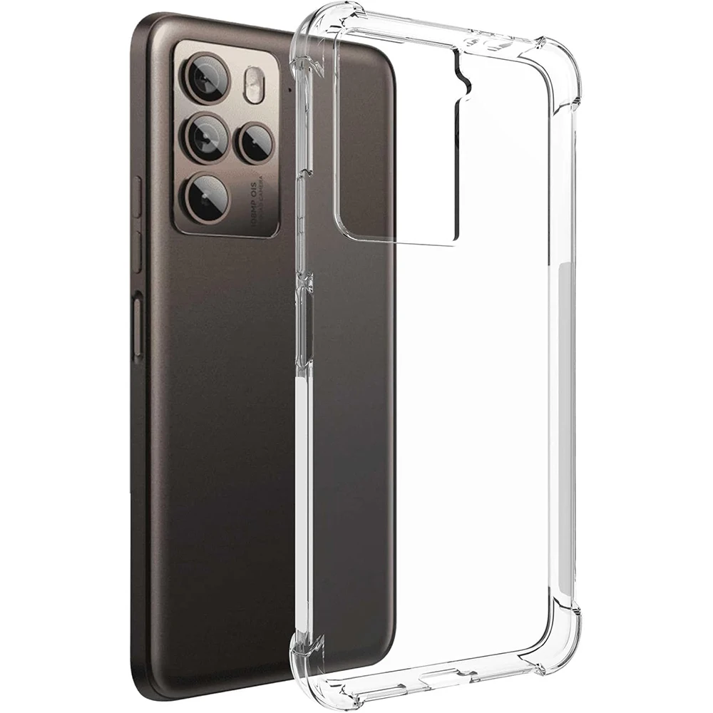 For HTC U23 U24 Pro HTCU23Pro 5G Case Clear Airbag Silicone TPU Soft Back Cover for HTC U23 Pro HTCU23Pro 5G Shockproof 3