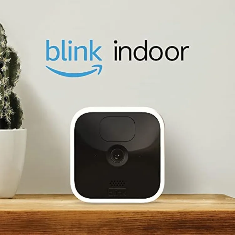 

Blink Indoor (3rd Gen) – wireless, HD security camera with two-year battery life, motion detection, and two-way audio