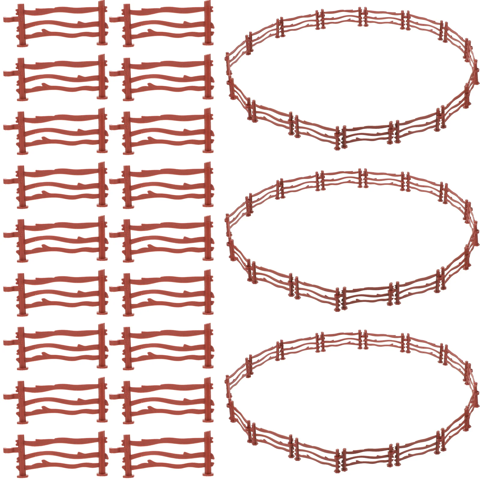 

Моделирование забора аксессуар ферма лошадь корральная ограда Игровой Набор Модель сарая аксессуары стабильные животные Миниатюрный Сад
