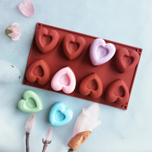  Heart Silicone Molds for Baking - Chocolate Molds