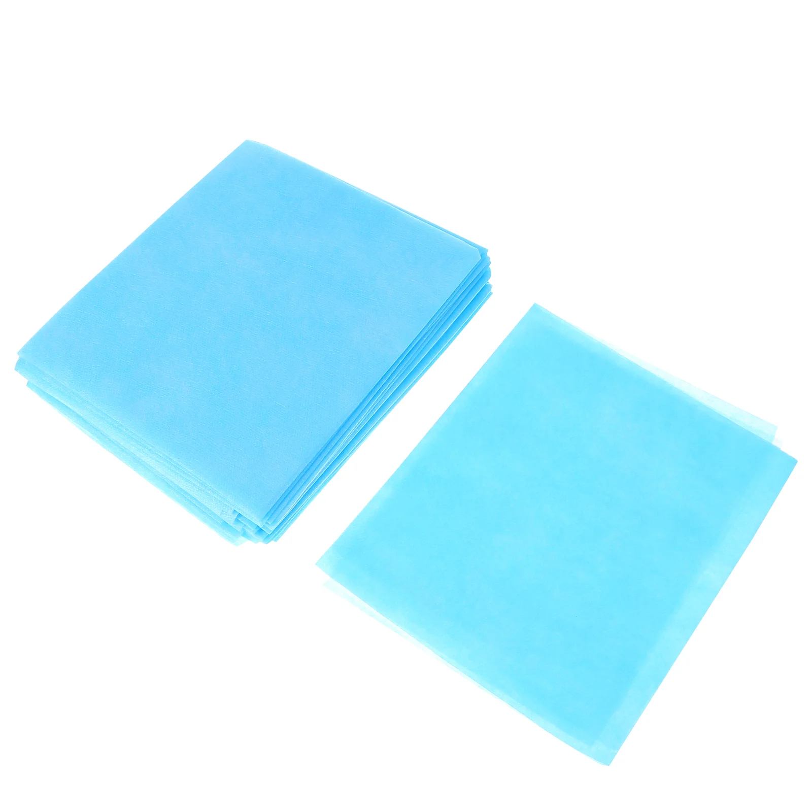 

20pcs Baby Crib Sheets Waterproof Bed Cover Non Woven Fabric Table Sheets Maternity Care Pads for SPA 60x80cm Blue