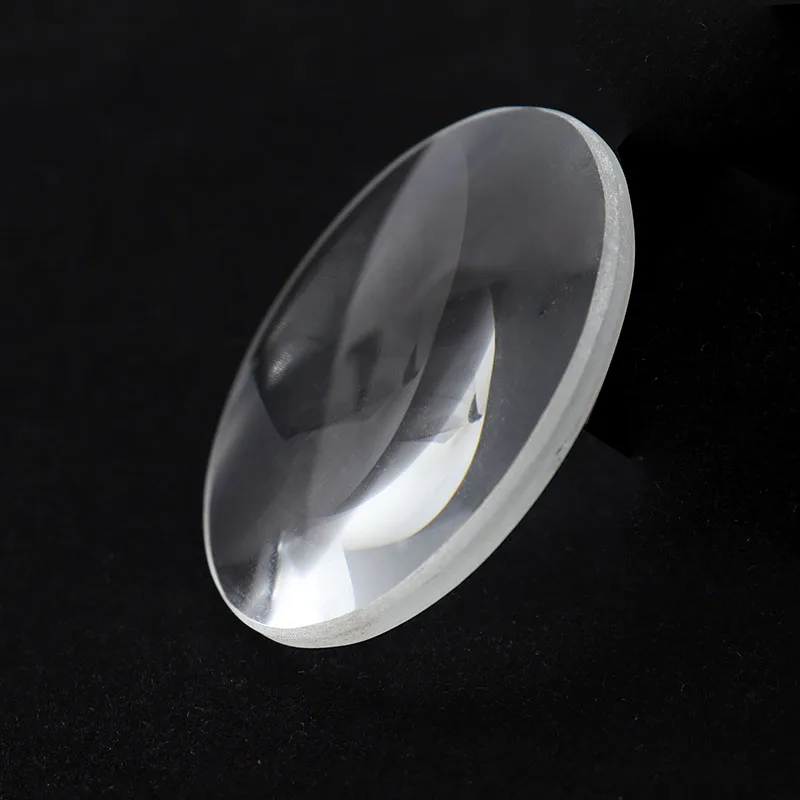 Optical Glass Double Convex Lens - 60mm Focal Length - Ideal for DIY Projectors and Magnification Tasks