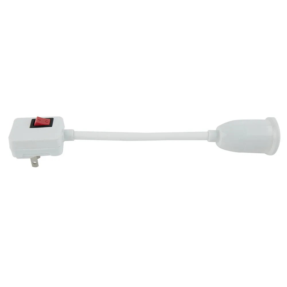 

Lampholder Bulb Socket White With On/Off Switch 3piece Set All Direction Bulb Holder Extended Flexible Connector