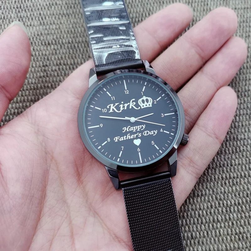 Personalisierte Armbanduhr Mann Personalisierte, Kostenlose Gravur