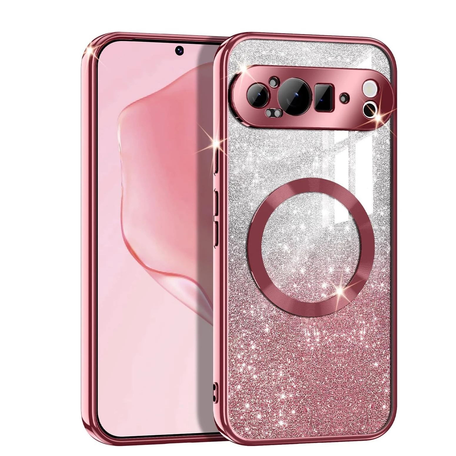 Luxury Gradient Glitter Phone Case - Soft Slim Design