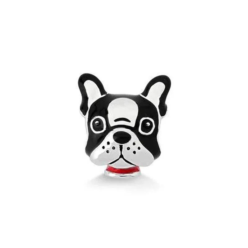 새로운  블랙 컬러 참 장식품 축구 고양이 태극권 카메라 앵무새 기타 펜던트 비즈 오리지널 팔찌에 맞는 주얼리 선물