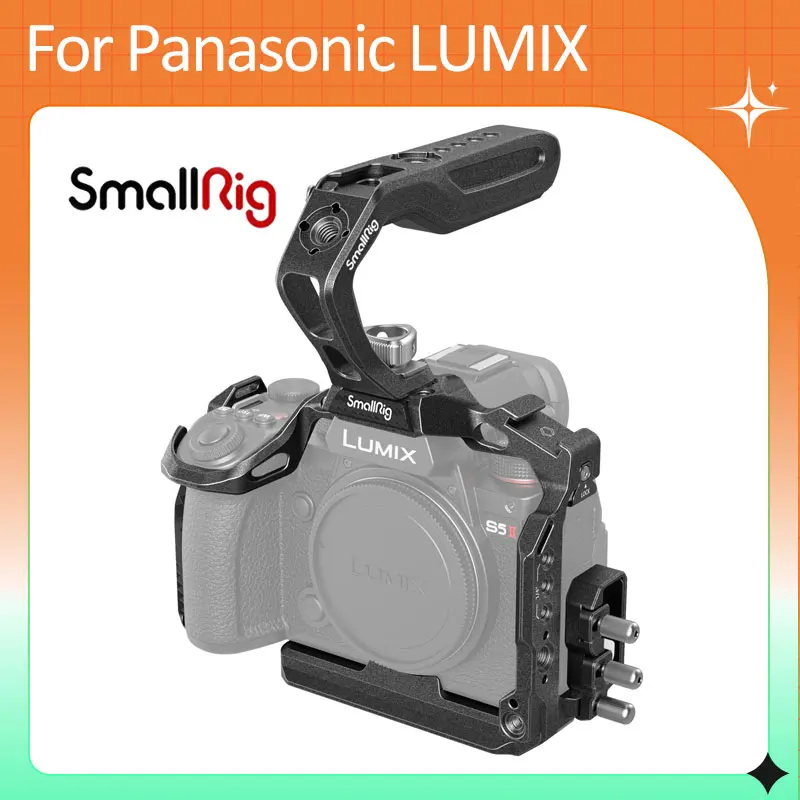 Kit Gabbia Smallrig "Black Mamba" Per Panasonic Lumix G9 Ii / S5 Ii / S5 Iix 4023 4024