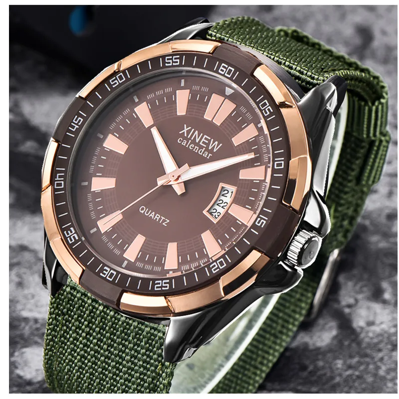 Children Cheap Watches Reloj Hombre Students Boys Fashion Nylon Band Simple Date Quartz Watch Erkek Barato Saat Montre Homme