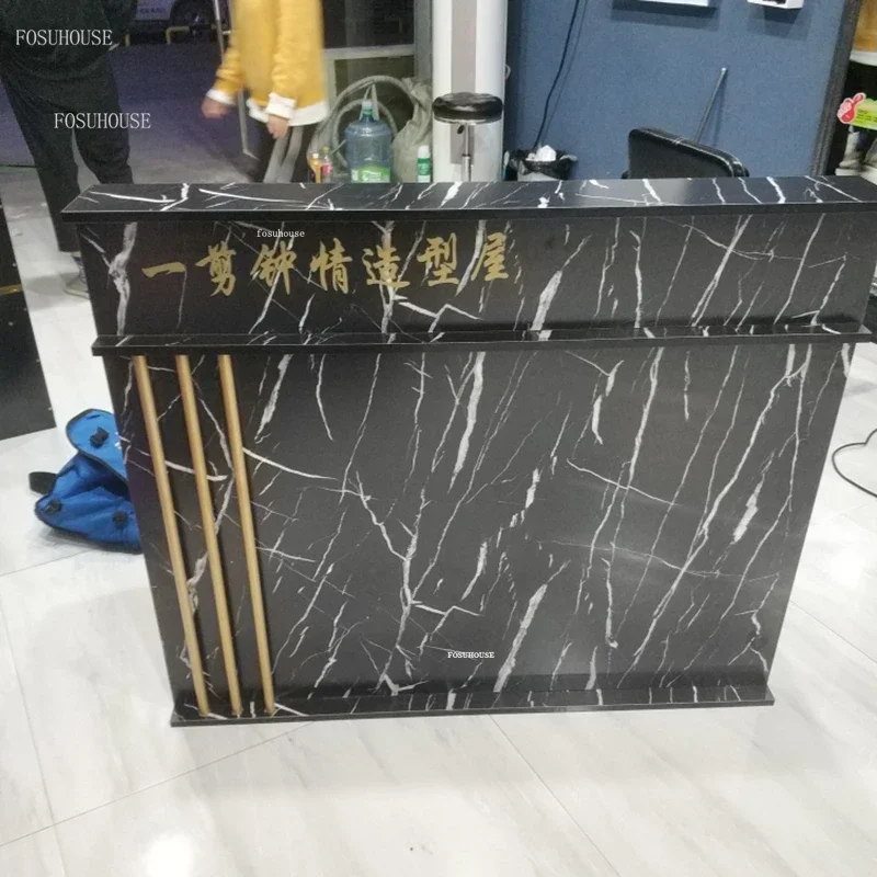 Reception Desks Office Furniture Simple Cashier Counter Office Desks Barber Shop Beauty Salon Bar Table Reception Desk N