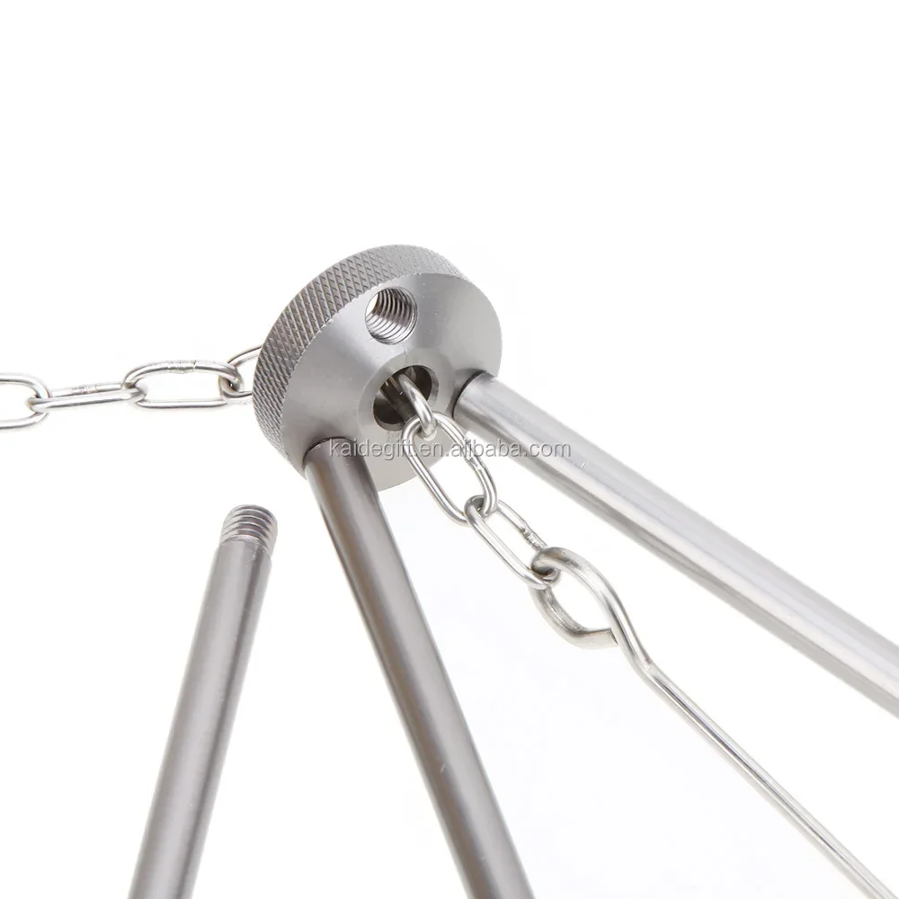 Portable Camping Aluminum Tripod Stand For Outdoor Cooking