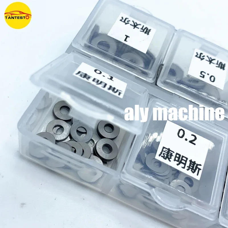 Injector Washer Shims TANTESTO 500PCS 3x7.2mm 4X9mm Diesel Common Rail Injector Pressure Adjusting Washer Gaskets for Cummins STR AOWEI