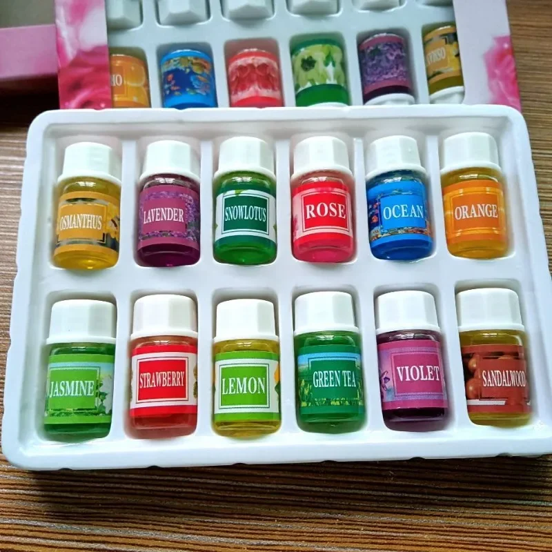 Air Freshener Natural Plant Aromatherapy Essential Oil 12PCS 3ML Air Conditioning Perfume Aroma Diffuser Fragrance Humidifier
