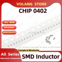 100pcs SMD Inductor 0402 1005 Chip 1nH 1.5NH 2.2nH 3.3nH 4.7nH 5.6nH 10n 22NH 27NH 39N 47NH 56N 82nH 100nH 120nH 470nH 1UH 1.8UH