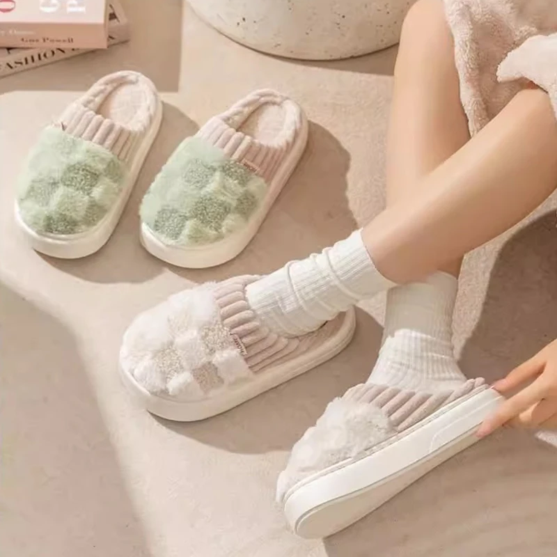 Slippers Sandals Shoes Cotton Slippers Women Spring Autumn Winter Indoor Men Couple