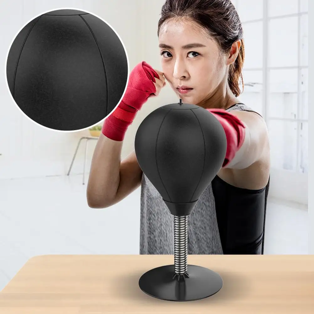 Boxing Punching Bag Desktop Punching Bag Ball With Suction Cup Table Boxing Boxing Speed Tool Training Adult Children Relief Exercising Stress