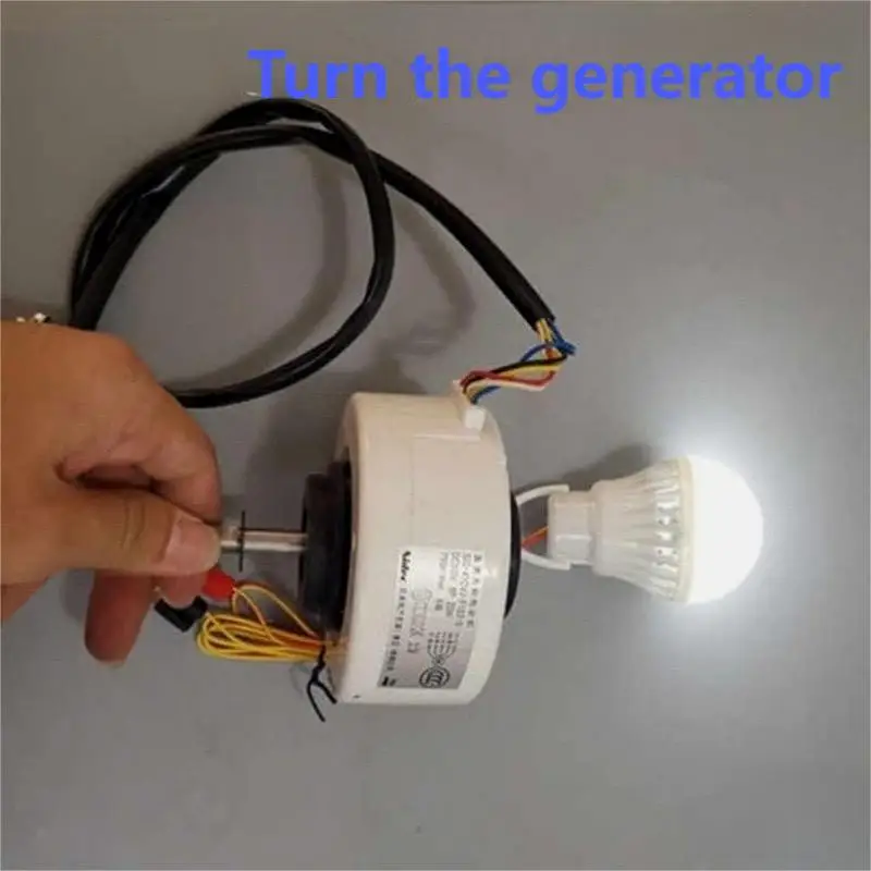 Low noise 3Phase Electric AC DC 9V 72V Wind Turbine Generator Brushless Motor DIY Power Motor Enhanced Efficiency Bulb charging