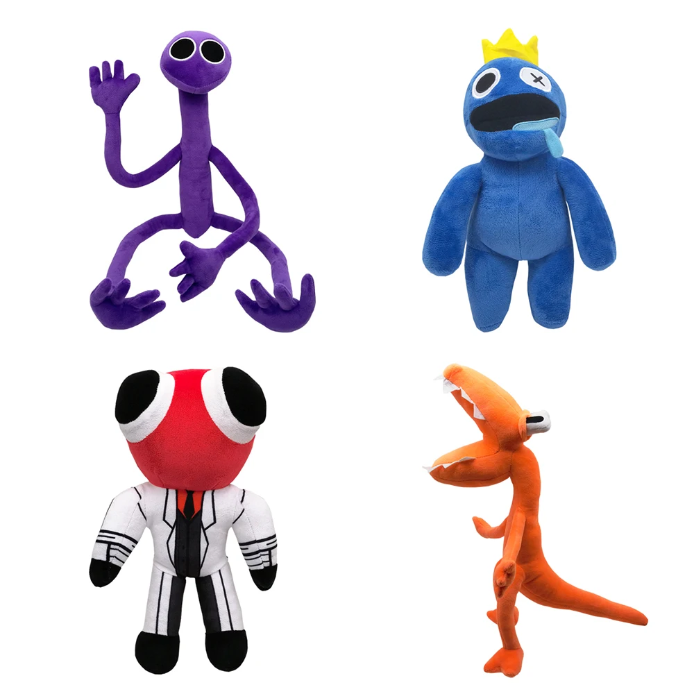30cm Rainbow Friends Plush Toys Animation Kawaii Monster Stuffed Doll Role Cartoon Game Puppet Toys For Children Christmas Gifts