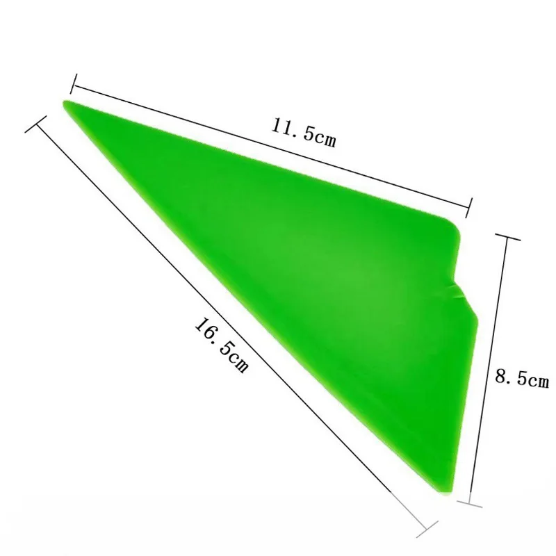 3 Hardness Car Corner Triangle Squeegee Window Tint Kit Plastic Card Scraper Tight Spaces Wrap Vinyl Curves Slot Tint Tool