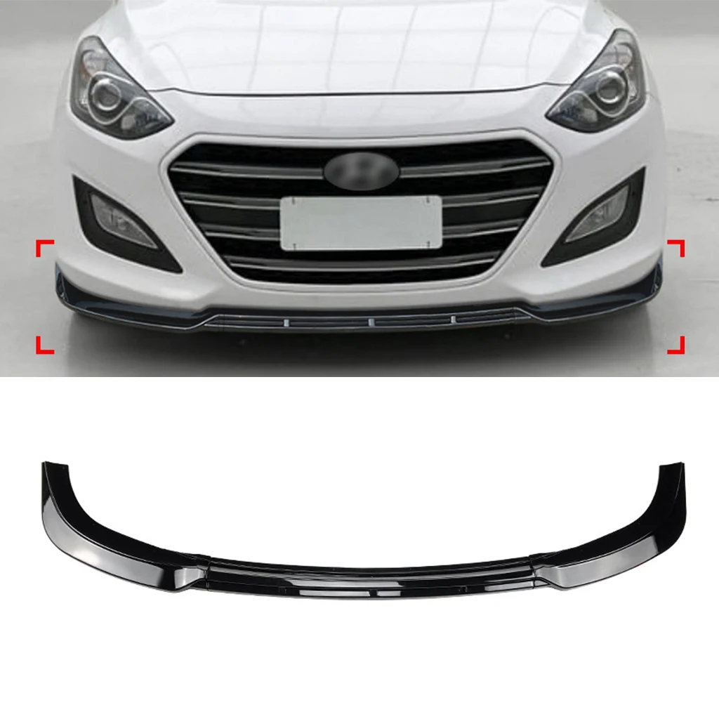 

Car Front Bumper Lip Spoiler Diffuser Splitters Body Kit Aprons Cover Guard Trim For Hyundai I30 MK2 MK2.5 2012-2017