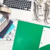 29*23.5cm Plastic Folder With 2 Pockets Business Card Slot School Examination Paper Office Document Organizer Students Supplies 4