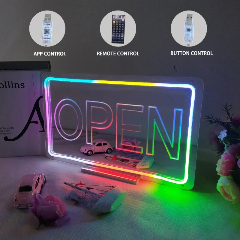 Разноцветные-светодиодные-светильники-для-коммерции-Настенный-декор-открытая-вывеска-неоновое-зеркало-регулируемый-цвет-декоративная-лампа-для-бара-и-магазинов
