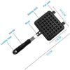 Non-Stick Waffle Maker Mold Gas Pan Cake Oven Breakfast Bakeware 4
