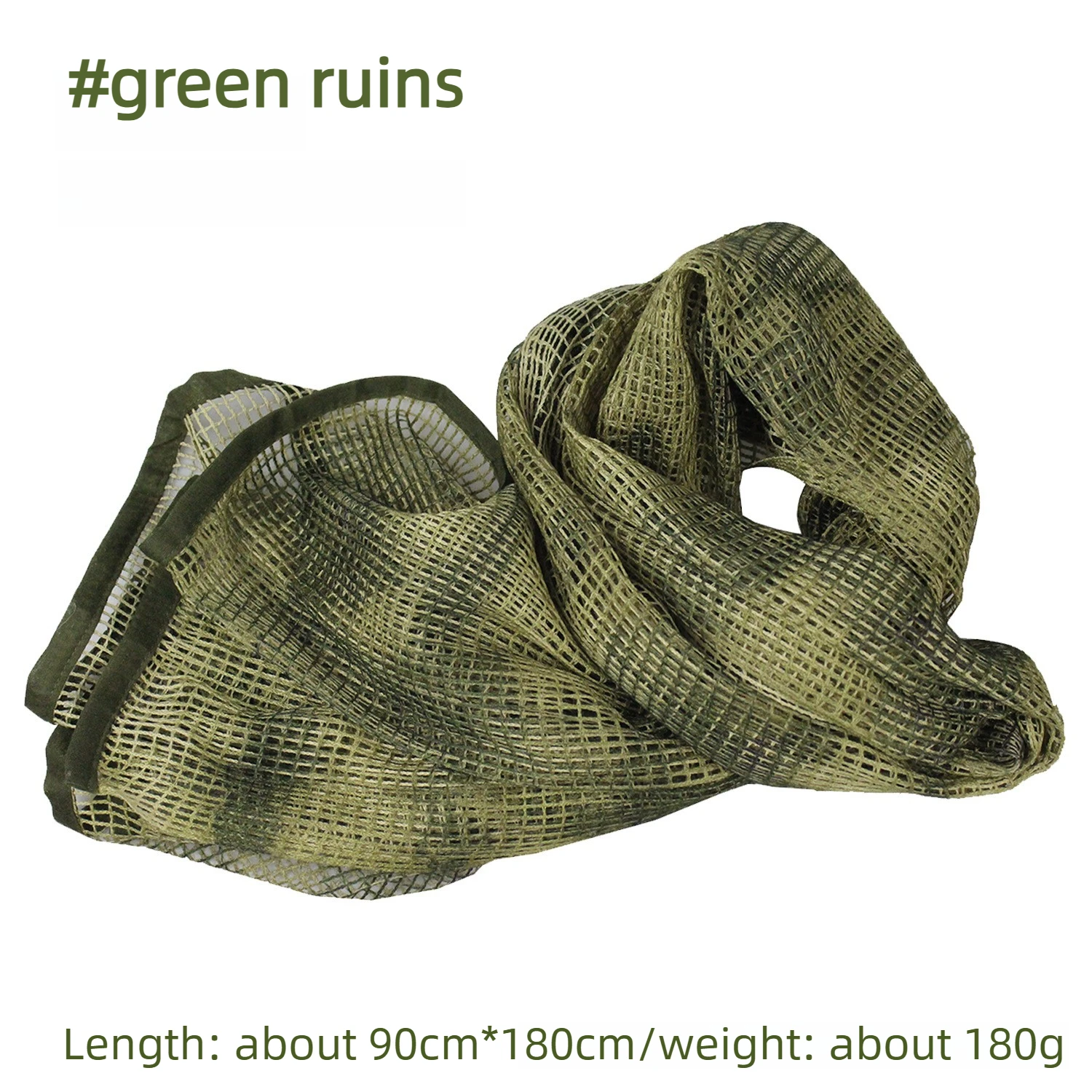 Camouflage Mesh Outdoor Scarf & Head Wrap