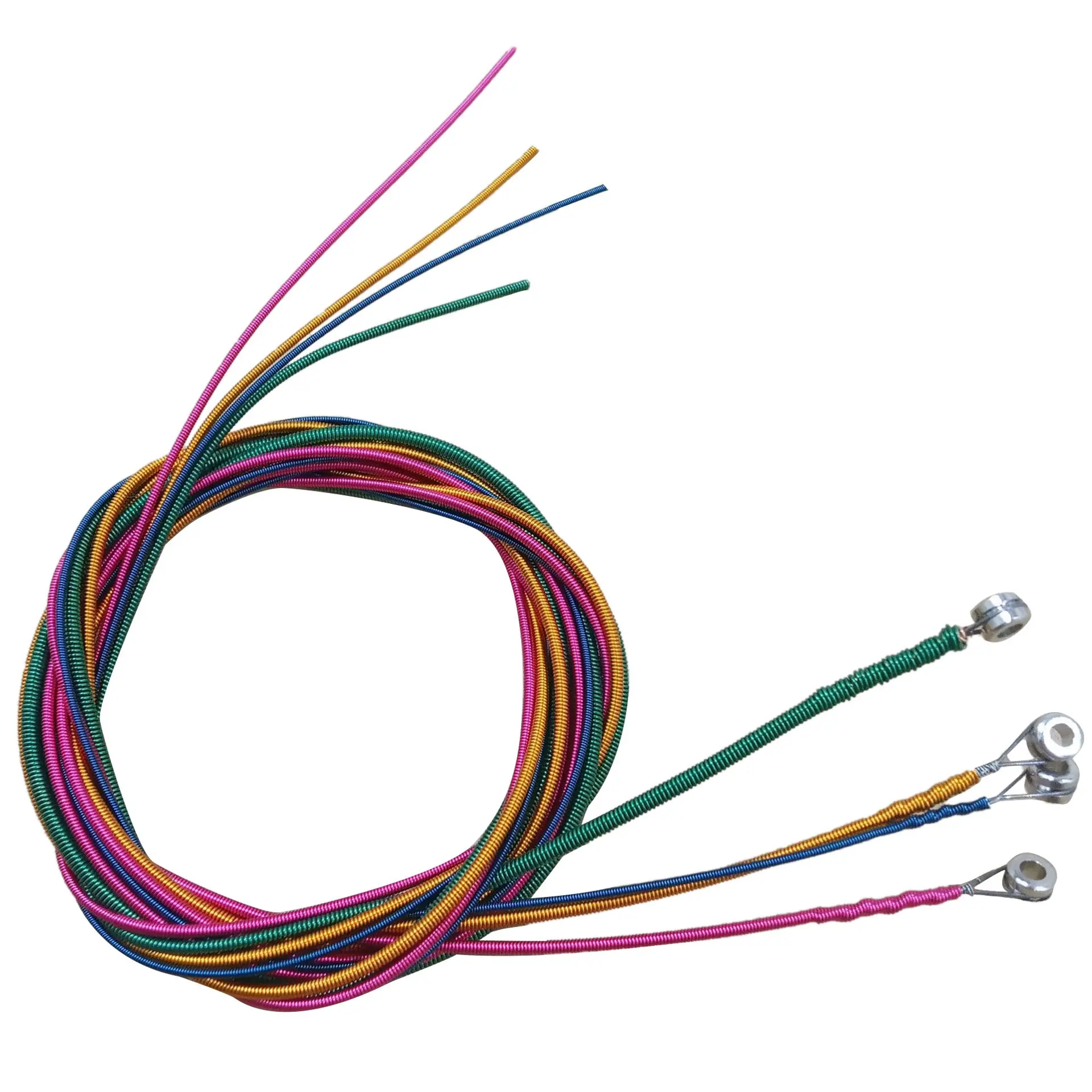 Electric Bass Guitar Strings 1.2M Steel Core Nickel Alloy Winding 4-String Set Instrument Replacement Accessory guitar picks guitar tuning pegs
