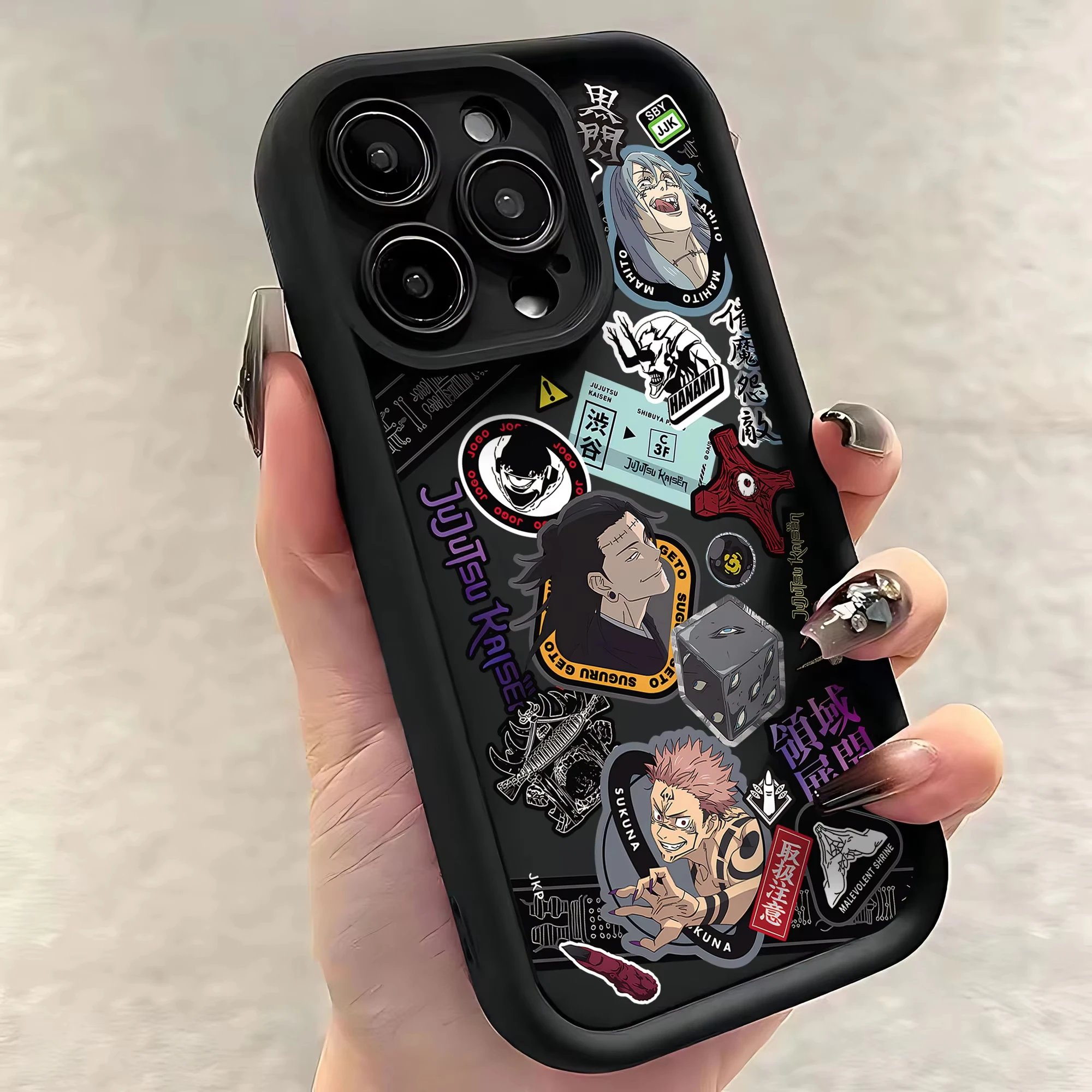 Jujutsu Kaisen Anime Soft TPU Phone Case - Vibrant Protective Back Cover