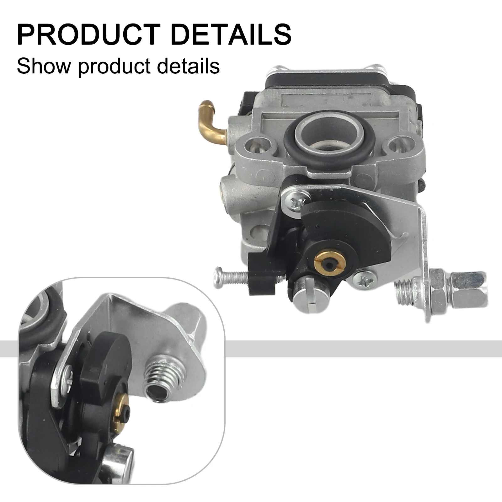 

1* Carburettor Carb Various Strimmer Hedge Trimmer Brush Cutter Chainsaw 9mm 26cc 100% Brand New And High Quality