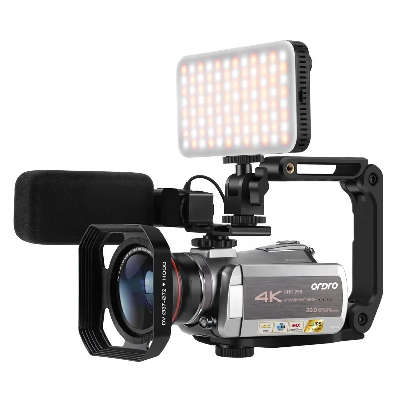 

AZ50 Digital Video Camera 4K WiFi IR Night Vision 64X Zoom Camcorder Stereo Microphone Camera Photography Digital Video Recorder