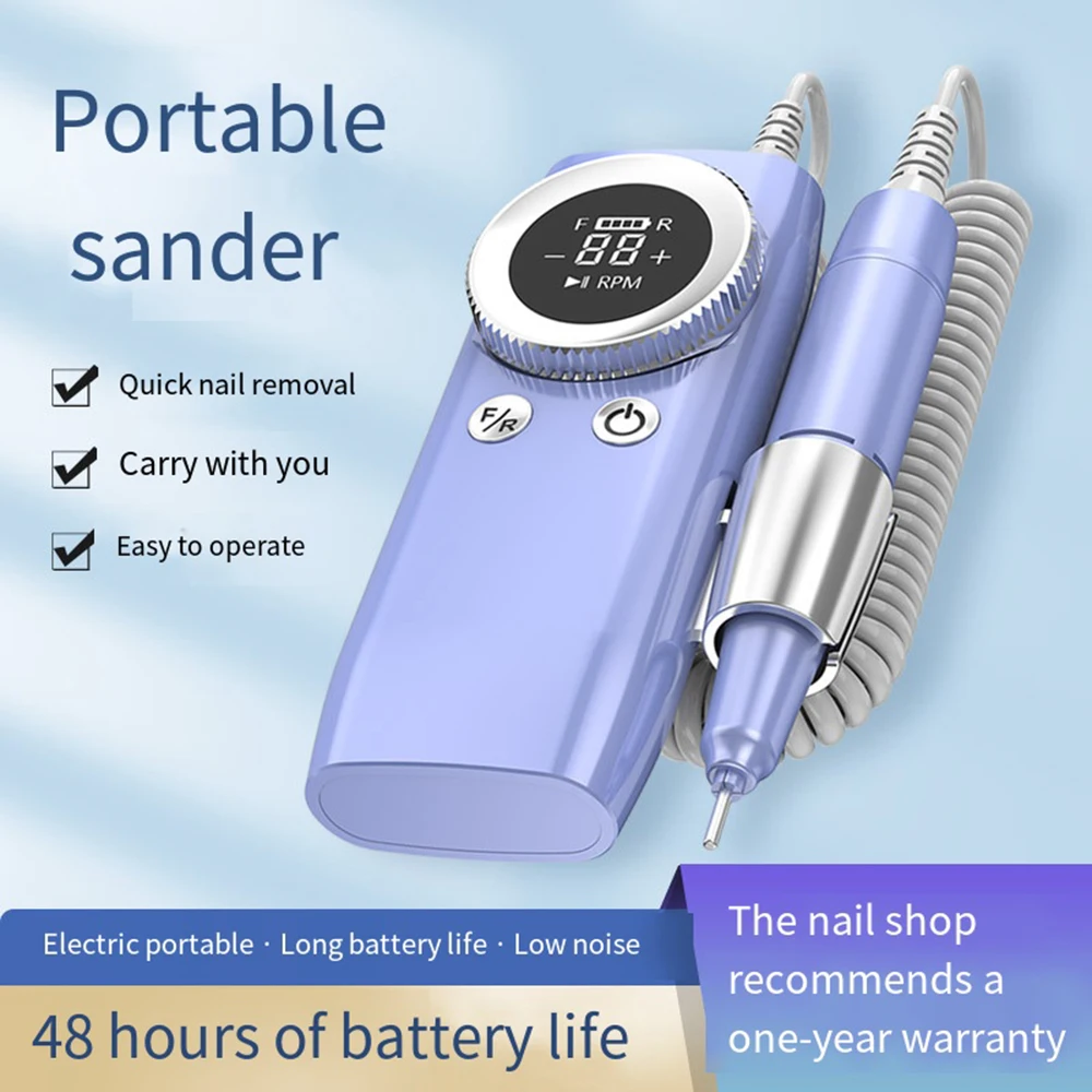 

Nail polishing machineNail drill electric nail art file portable USB nail drill pen nail gel grinding nail salon kit tool