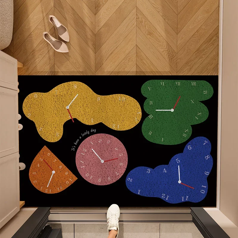 

Anti-Slip Sand Removal PVC Rugs, Cartoon Foot Mats, Entrance Door Mat, Kitchen Rug, Living Room Carpet, Hand Washable, Home