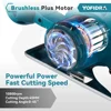 Yofidra 5 Inch 125mm Brushless Cordless Electric Circular Saw 0° to 45° Adjustable Wood Cuttiing Machine For Makita 18V Battery 4