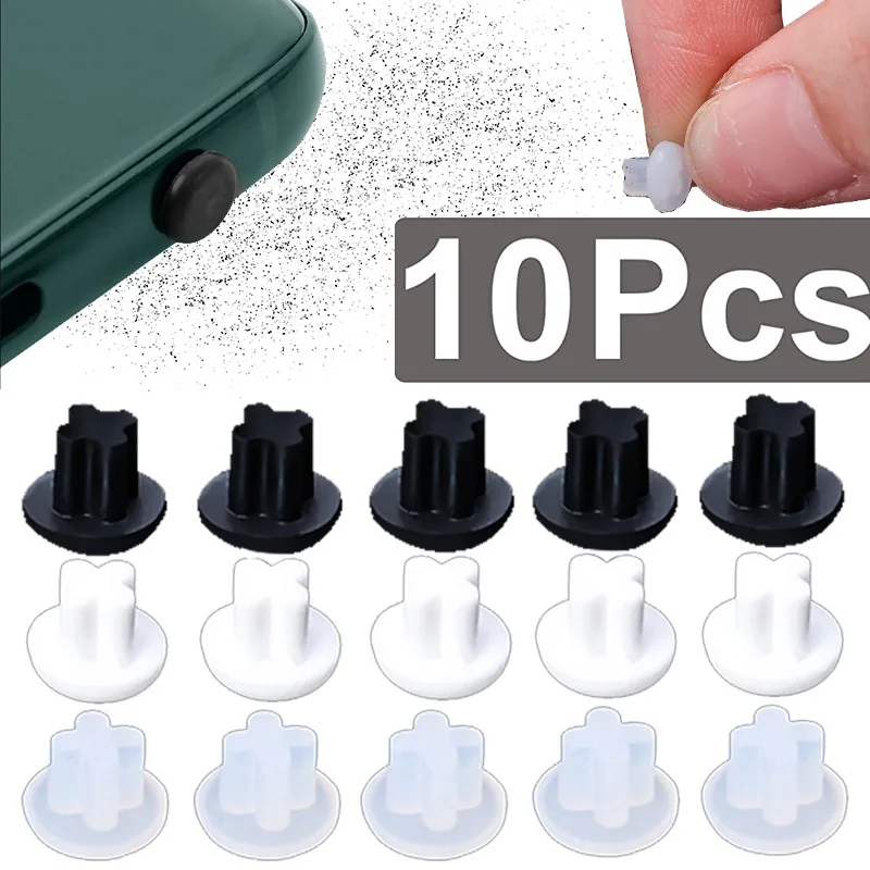 Mikikit 100 Tappi Antipolvere Per Jack Audio 3.5 Mm – Proteggi Smartphone E Tablet Con Spine In PVC Con Foro Portacharm - 2