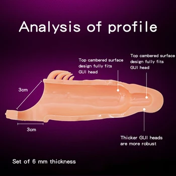 Man Nuo Realistic Penis Sleeve Reusable Condoms Soft Penis Extender Enlargement Delayed Ejaculation Cock Cover Sex Toys For Men 5